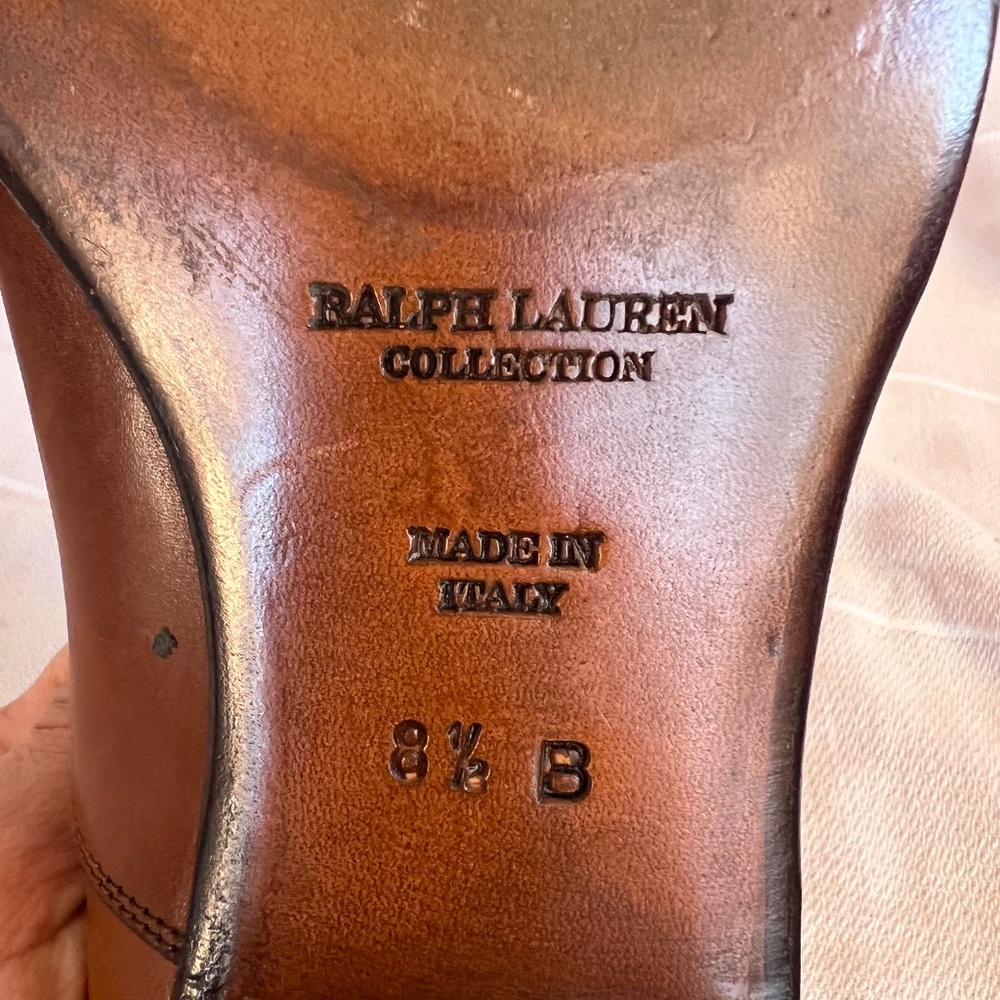 Ralph Lauren Purple Label | Oxford Shoe Women | Brown - Picture 5 of 8